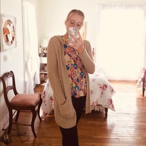 Dark beige cardigan